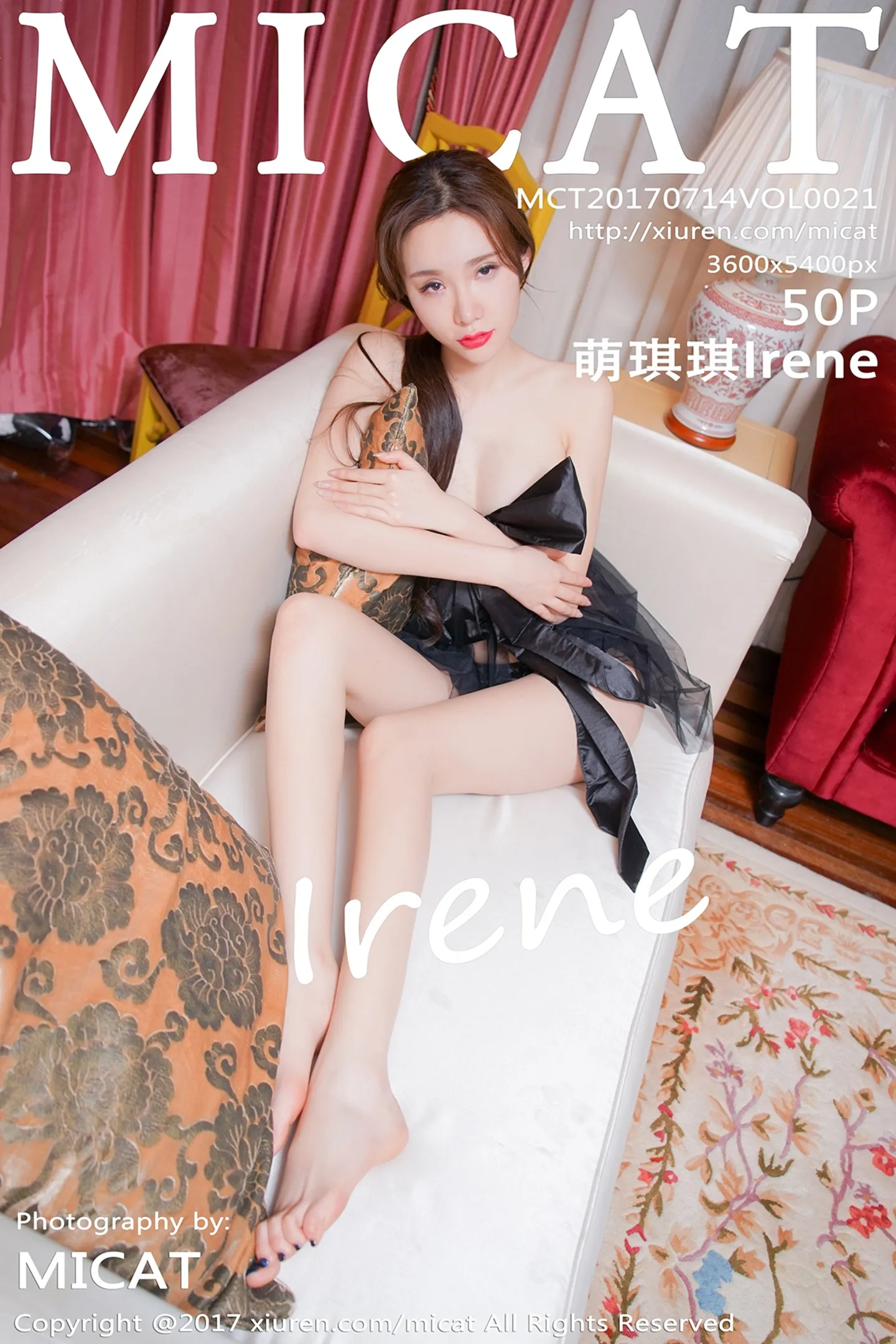 [MICAT猫萌榜]Vol.021_性感女神萌琪琪Irene花样内衣秀玲珑曲线妩媚诱惑写真50P-秀人网 - XiuRen.Space
